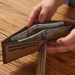 Men Vintage Leather Wallet Bifold Short Wallet RFID Blocking Slim Card Holder ID Window Coin Pocket Vintage Brown Purse - Image 4