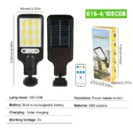 4 pc Solar Outdoor LED Wall Light with Human Body Waterproof Induction for Garden Terrace Garage Courtyard and Street Lighting - Image 4