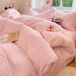 Pre-Washed Microfiber Duvet Cover Set with 2 Pillowcases – Ultra Soft Wrinkle-Resistant Bedding Set, Hypoallergenic & Breathable