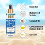 GOIPLE 200ml Sea Salt Spray Moisturizes Conditions Hair Texture Thicknes Beach Surfer Hairspray Mist For Men and Women - Image 2