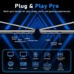 ACEKAMAS 15.6″ Gaming Laptop Intel Core i9 10980HK IPS 1920*1080 Notebook PC 16GB DDR4 1/2TB SSD Windows 11 Pro Laptop Computer