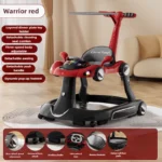 2025 New Multifunctional Baby Walker Anti-O-leg Adjustable Height Walker 4-in-1 Foldable + Luminous Baby Stroller - Image 10