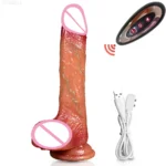 Realistic Dildo Vibrator Soft Heating Huge Big Dildo for Woman and Men - Image 7