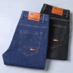New Men Light Luxury Stretch Slim Fit Pants Comfortable