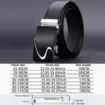 Men Belts Automatic Buckle Belt Genune Leather High Quality Belts For Men Leather Strap Casual  Buises  for Jeans - Image 19