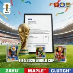 FIFA Official Licensed 2026 World Cup Mascot 3-Piece Collectible Set, Fan Memorabilia - Maple & Zayu & Clutch /9cm/3.54inch 9DZB - Image 3