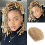QVR Afro Kinky Bulk Hair No Attachment 50g Afro Curly Bulk 100% Human Hair Unprocessed Virgin Remy Braiding Hair for Dreadlocks - Image 8