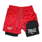Men Running Shorts 2 in 1 Double-deck Sport Shorts Sportswear Gym Fitness Short Pants Training Jogging Bottom Men's Clothing - Image 6
