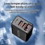 65W USB C Charger with LED Display QC3.0