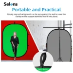 Selens Collapsible Portable Reflector Blue And Green Screen Chromakey Photo Studio Kits Background board Photography Accessories