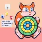 Child Montessori Toys for Kids 2 to 4 Years Old Cartoon Animal Dart Board Sticky Ball Family Interactive Educational Toys Baby - Image 9