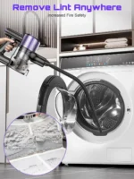 Cordless Vacuum Cleaner, 55Kpa/500W/45min 10 in 1 Powerful Stick Lightweight Vacuum Cleaner for Home Pet Hair/Hard Floor/Carpet - Image 5