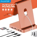 PULWTOP USB C HUB for iMac 24 inch 2021/2023/2024, iMac Hub with USB C/A 10Gbps, SD/TF, Support Expand M.2 SSD (NOT Included) - Image 11