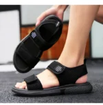 A Pair of Summer Non-Slip Men's Sandals, Casual Outdoor Soft-Soled Business Beach Shoes, Simple and Versatile Men's Shoes - Image 6
