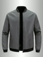 2024 Spring and Autumn New Baseball Collar Short Loose Solid Color Jacket Men's Business Casual Thin Coat Trend - Image 8
