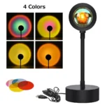 Tuya Smart Sunset Lamp USB Projector LED Night light with Remote Bluetooth App Control Atmosphere Mood Light for Photography - Image 9