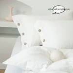 3pcs  100% cotton bedding set Double Duvet Cover Set 220x240 Solid Twist Cotton King Size Bedding Set Quilt Cover Set - Image 3