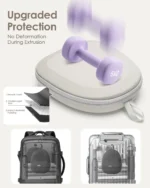 Hard EVA Case fits for Sony WH-CH720/JBL Tune 510/Soundcore Q30 Headphones,Shockproof ＆ Dustproof Portable Bag with Multi Pocket - Image 4