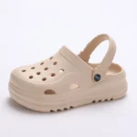Chunky Platform Clogs Shoes for Women Thick Bottom Non Slip Beach Sandals Woman - Image 3