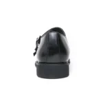 Classic Retro Dress Men's Monk Leather Shoes With Pointed Toe Buckle Business Office Wedding Soft Comfortable Men's Shoes - Image 3