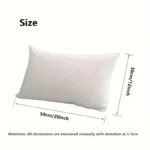 One piece set standard white high rebound pillow cushion core sofa car seat home interior decoration pillow 30x50cm - Image 2
