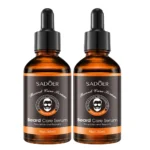 2pcs Beard Care Oil For Men Natural Organic Beard Care Fast Shine Soften Beard Strengthens Mustaches Smooth Nourishing Beard Oil - Image 6