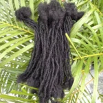 Customized 0.1-0.4cm Width Dreadlock ExtensionsWidth Handmade Interlock 100%  Human Hair Permanent Micro Locs for Women