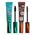 Toothpaste Tube Mascara Waterproof - 12H Long Thick Curled Lengthens Natural Look Smudge-proof Long-lasting Black Lashes
