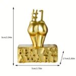 Best Ass Award Creative Best Boobs Award Ornament Funny Golden Trophy Resin Statue Naughty Hip/Breast for Home Party Decoration - Image 3