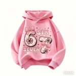 2026 New 67 Six Seven Numbe Printed Children's Long-sleeved Pullover Children's Hoodie Girls Casual Fashion Sports Sweatshirt