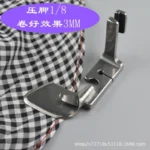 Industrial Sewing Machine Multi-Function Curved Hemming Foot Hem Pull Tube Presser Foot Silk Chiffon Skirt Crimping Presser Foot - Image 9