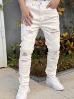 Fashionable Men's Jeans   Cool and Stylish Hip Hop Style - Image 3