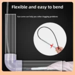 Opens Clogging of Sewage Pipe Cleaning Tool Drain Unclogger Professional Pipe Plunger Drain Clog Remover Clogged Toilet Cleaner - Image 4