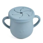 Kids Cup Silicone Food Storage Box Solid Color Baby Sippy Cup Portable Children Snacks Container with Lid Scale BPA Free 200ml - Image 7