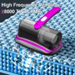Wireless Handheld Mattress Vacuum Cleaner with UV-C Light HEPA Filter And Ultrasonic Vibration12KPa for Bed Sofa Car Seat Carpet - Image 5