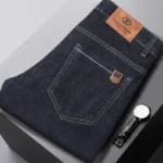 Men’s Fit Straight Lightweight Cotton Stretch Denim Pants