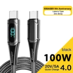 Essager USB Type C To USB C Cable 100W/5A