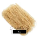CrazyPearl Afro Kinky Bulk Human Hair for Dreadlocks Extension Repair Locs Twist Braiding Afro Kinky Human Hair for Locs Natural