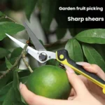 Straight/Curved Head Pruning Shears Non-slip HandleStainless Steel Outils Manuels Household Bonsai Garden Scissors Pruing Shear