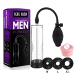 Effective Penis Pump Enlargement Vacuum Dick Extender Men Sex Toy.
