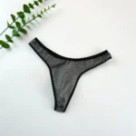 Big Pouch Thong Men Cotton Tangas Sports Running Underwear Seamless Male G-string Plus Size M-XXXL - Image 3