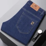 Men’s Fit Straight Lightweight Cotton Stretch Denim Pants
