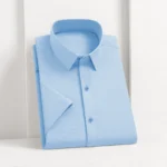 New Men's Business Casual Solid Color Short Sleeved Shirt for Summer Fashion No Ironing Comfortable and Versatile Top - Image 9