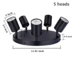 Ceiling Lamp LED Track Light for Bedroom Corridor Shop TOP Chandelier GU10 Bulb Replacement Lighting LED Spotlights Adjustable - Image 7