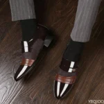 Large Size Fashionable Men's Office Formal Shoes Low Cut Daily Comfortable Pointed Multifunctional Men's Wedding Men's Shoes
