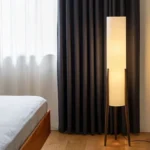 Nordic Retro Wabi Sabi Solid Wood Floor Lamp Study Hotel Art Decorative Corner Standing Lamp Living Room Bedroom Cafe E27 Lamp - Image 2