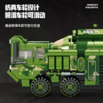 Missile Vehicle Building Blocks WWII Military Truck Brick Tank Building Blocks Missile Launcher Model Boys Toys Kids Toys - Image 6
