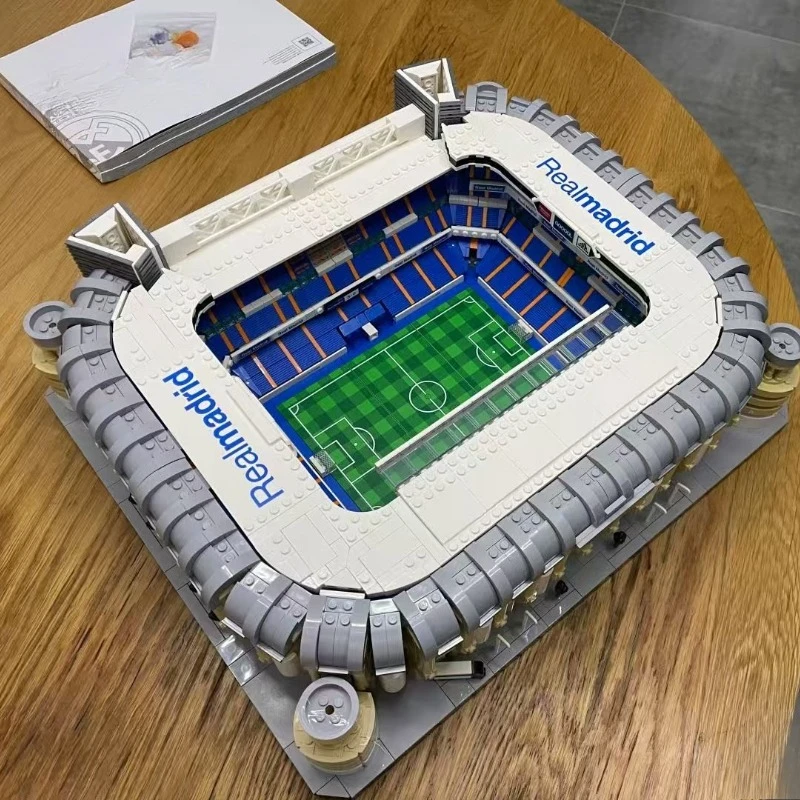 S85a2ff9071874b36ad5d66cb6f006d8fn.webp 10299 Ideas Famous Santiago Bernabeu Stadium Real Madrid Moc Bricks Modular Landmark Model Building Block Kids Toy Gifts5876pcs - Image 1