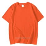 14 Colors Candy Color 100% Cotton T-Shirts Men Women Oversized Short Sleeves Casual Breathable S-XXXL Tee Clothing Soft T Shirts - Image 10