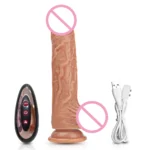 Realistic Dildo Vibrator Soft Heating Huge Big Dildo for Woman and Men - Image 9